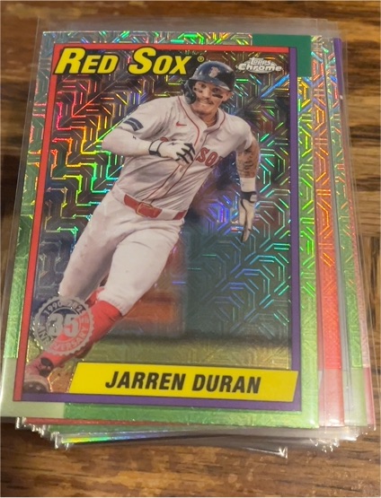 2025 Topps Series 1 #T90C-22 Jarren Duran — front