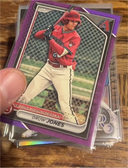 2024 Bowman #BP-60 Druw Jones — front