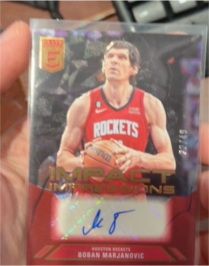 2023-24 Panini Donruss Elite Impact Impressions #II-BMH Boban Marjanovic — front