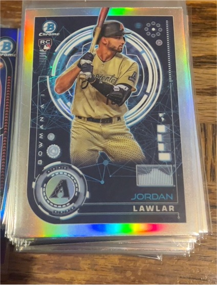 2024 Bowman Chrome #BAI-5 Jordan Lawlar — front