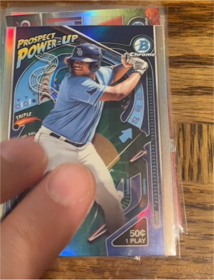 2024 Bowman Chrome #PP-15 Xavier Isaac Prospect Power-Up — front
