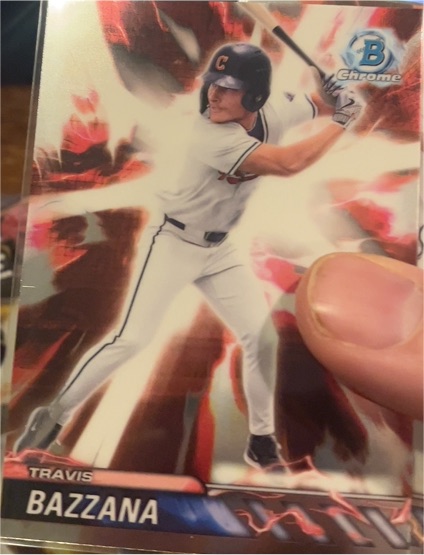 2024 Bowman Chrome Draft #PP-1 Travis Bazzana Plasma Power — front