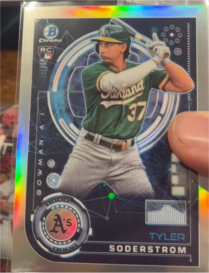 2024 Bowman Chrome #BAI-4 Tyler Soderstrom — front