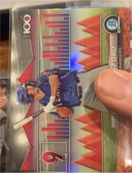 2024 Bowman Scouts Top 100 #BTP-9 Wyatt Langford — front