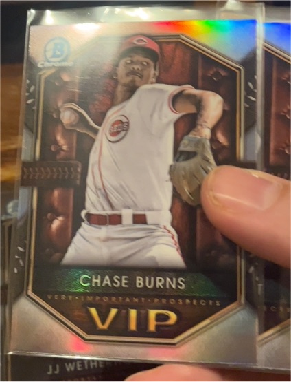 2025 Bowman VIP #VIP-7 Chase Burns — front
