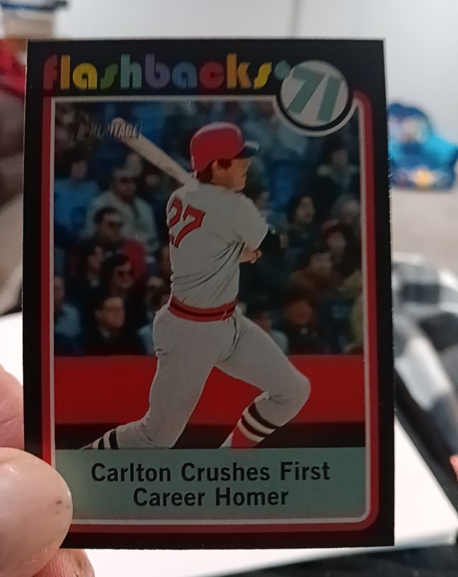 2020 Topps Heritage Flashbacks '71 #BF-9 Carlton Fisk — front