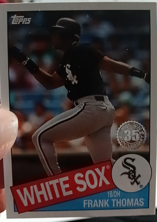 2020 Topps #85-32 Frank Thomas 1985 Topps Baseball 35th Anniversary — front