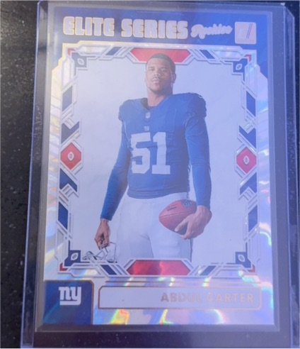2025 Panini Donruss #ESR-ACR Abdul Carter Elite Series Rookies — front