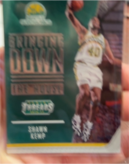 1992 Fleer Bringing Down The House Sean Kemp — front