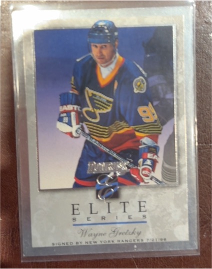1996-97 Donruss Elite Series #2 Wayne Gretzky — front