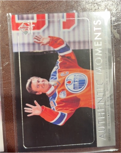 2016-17 SP Authentic #115 Wayne Gretzky Authentic Moments — front