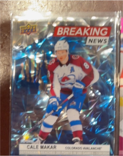 2024-25 Upper Deck Series 1 #BN-33 Cale Makar — front