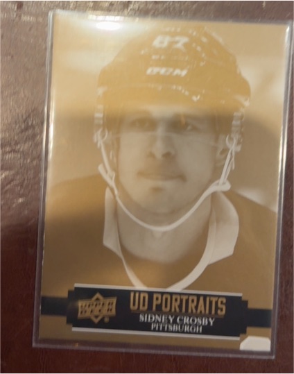 2021-22 Upper Deck UD Portraits #P-19 Sidney Crosby — front