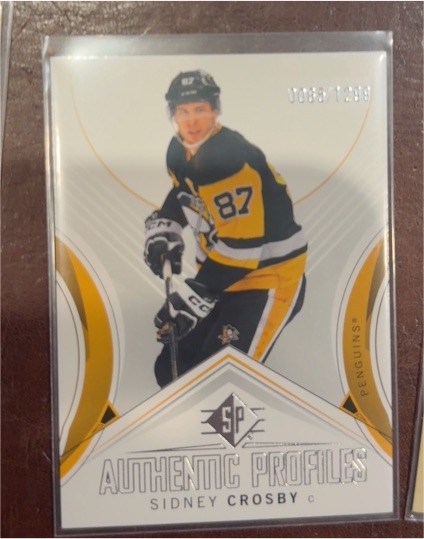 2024-25 Upper Deck SP Authentic Profiles #AP-5 Sidney Crosby — front