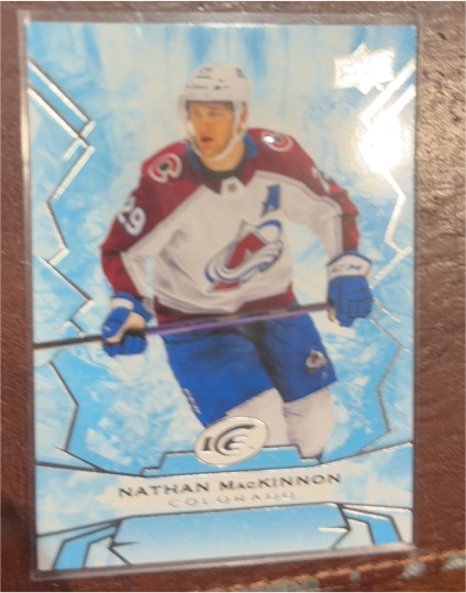 2022-23 Upper Deck Ice #69 Nathan MacKinnon Colorado Avalanche — front