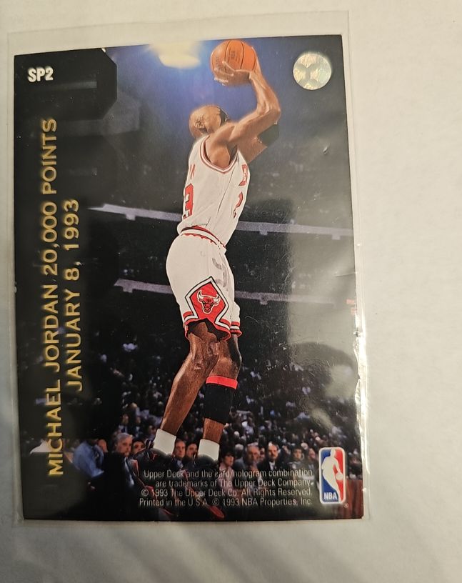 1992-93 Upper Deck #SP2 Michael Jordan 20,000 Points — front