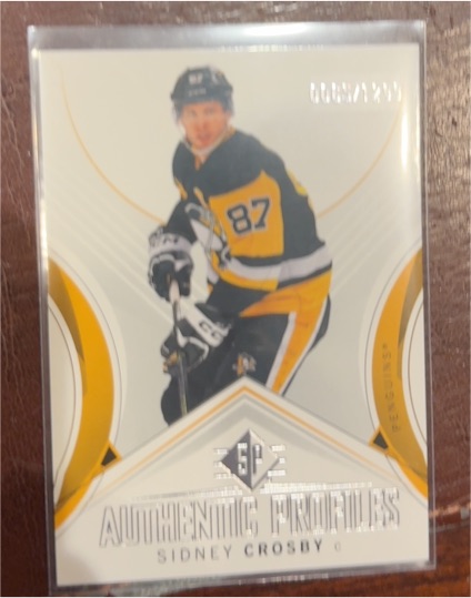 2024-25 Upper Deck SP Authentic Profiles #AP-5 Sidney Crosby — front