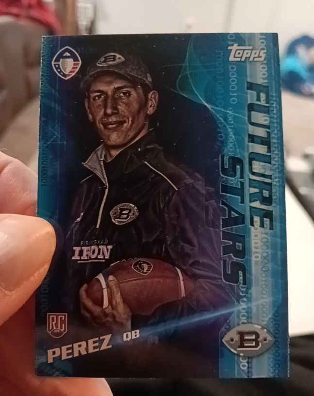 2019 Topps Alliance of American Football #FS-26 Perez Future Stars — front