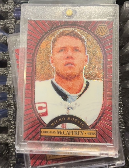 2025 Panini Mosaic #3 Christian McCaffrey Micro Mosaic — front