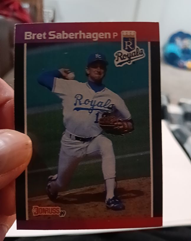 1989 Donruss #380 Bret Saberhagen — front