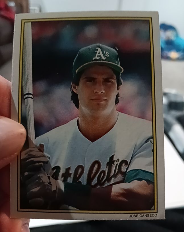 1989 Topps #12 Jose Canseco Oakland Athletics — front