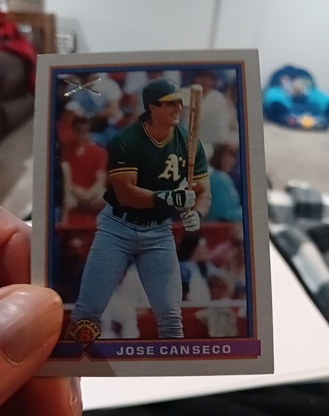 1991 Bowman #372 Jose Canseco — front