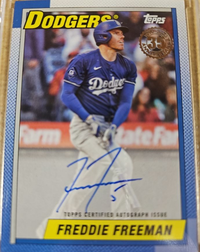 2025 Topps 1990 Topps 35th Anniversary #90A-FF Freddie Freeman — front