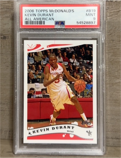 2006 Topps McDonald's All American #B19 Kevin Durant — front