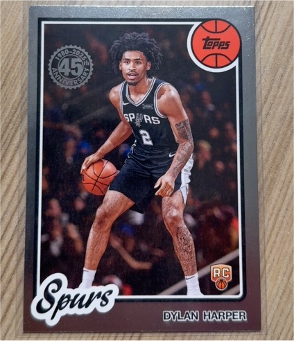 2025-26 Topps Basketball #80BK-52 Dylan Harper — front