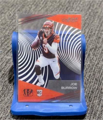 2020 Panini Chronicles Clear Vision Rookies #CV-1 Joe Burrow — front