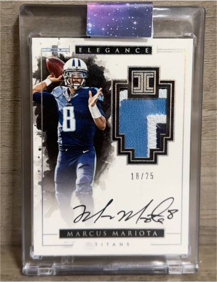 2016 Panini Impeccable Elegance #18 Marcus Mariota — front