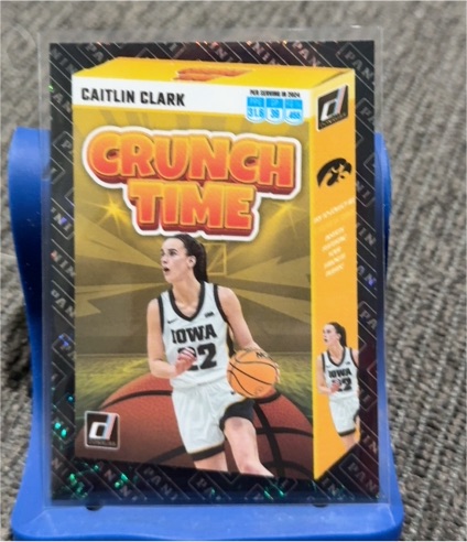 2024 Panini Donruss Caitlin Clark Collection Crunch Time #SS-CT1 Caitlin Clark — front