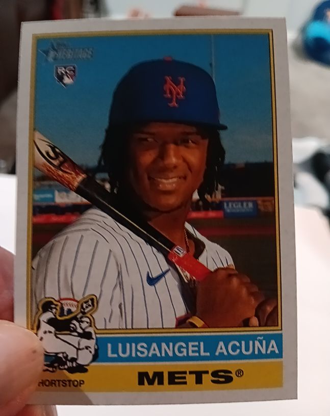 2025 Topps Heritage #274 Luisangel Acuña — front