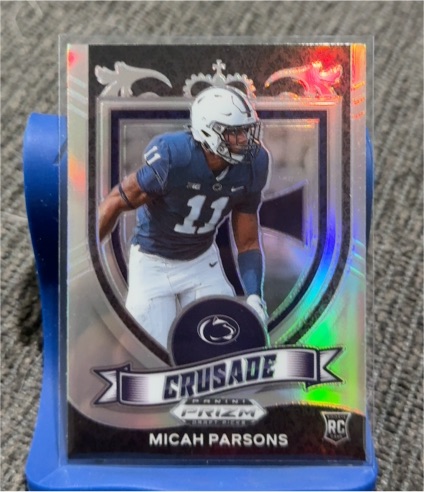2021 Panini Prizm Draft Picks Crusade #175 Micah Parsons — front