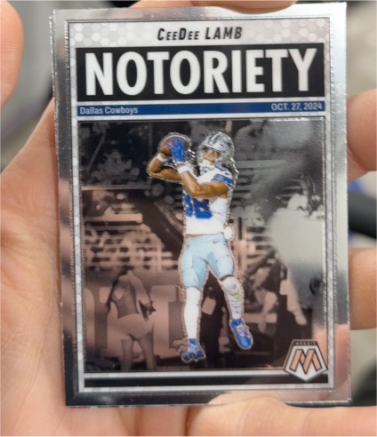 2025 Panini Mosaic #8 CeeDee Lamb Notoriety — front