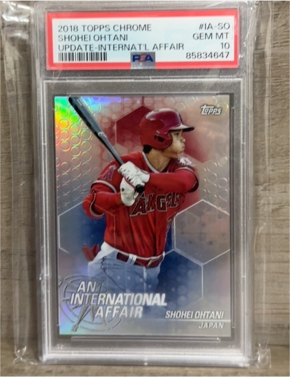 2018 Topps Chrome Update #IA-SO Shohei Ohtani — front