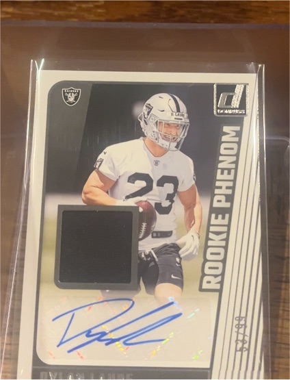 2024 Donruss #RJA-DLA Dylan Laube Rookie Phenom Jersey Autographs #/99 — front