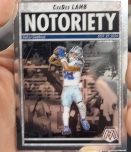 2025 Panini Mosaic #8 CeeDee Lamb Notoriety — front