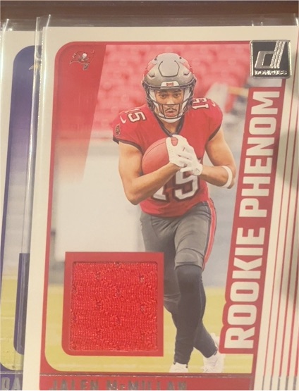 2024 Panini Donruss Rookie Phenom Jerseys #RPJ-JMC Jalen McMillan — front