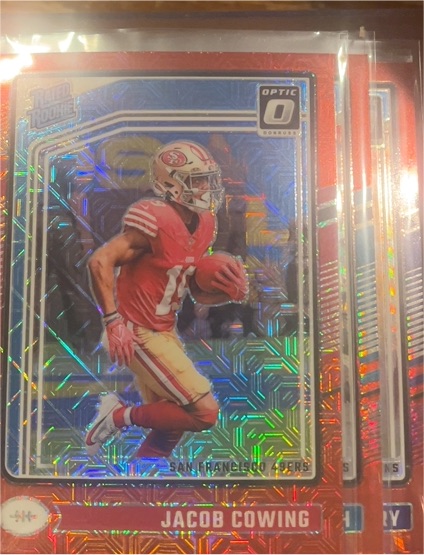 2024 Donruss Optic Rated Rookie Jacob Cowing — front