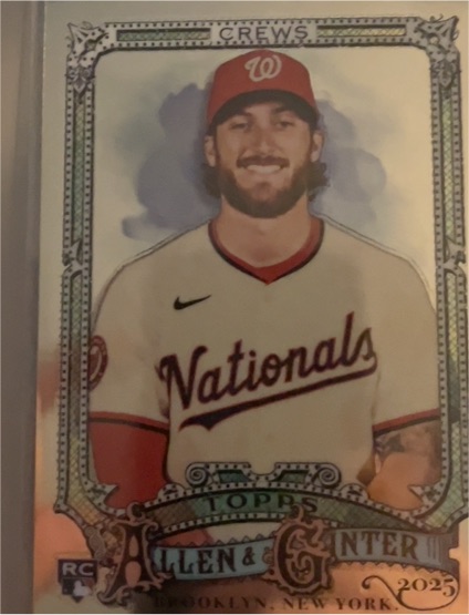 2025 Topps Allen & Ginter #120 Dylan Crews — front
