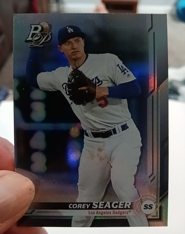 2019 Bowman Platinum #38 Corey Seager — front