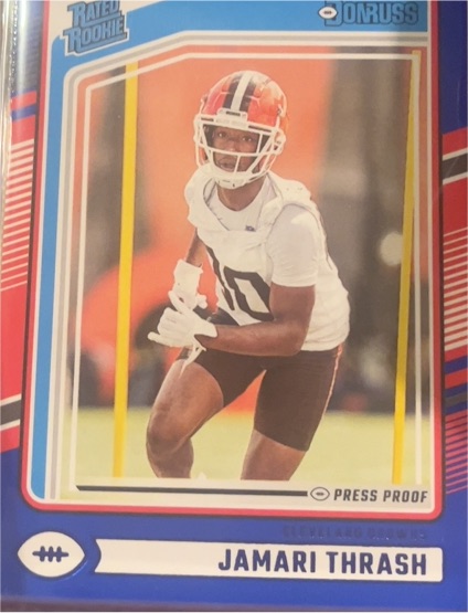 2024 Panini Donruss #376 Jamari Thrash Press Proof — front
