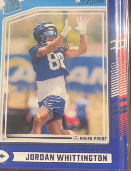 2024 Panini Donruss #352 Jordan Whittington — front