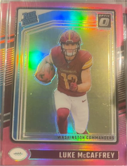 2024 Donruss Optic #268 Luke McCaffrey — front