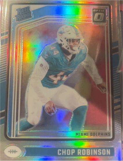 2024 Donruss Optic #219 Chop Robinson — front