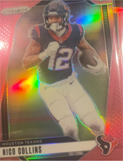 2024 Panini Prizm #? Nico Collins — front