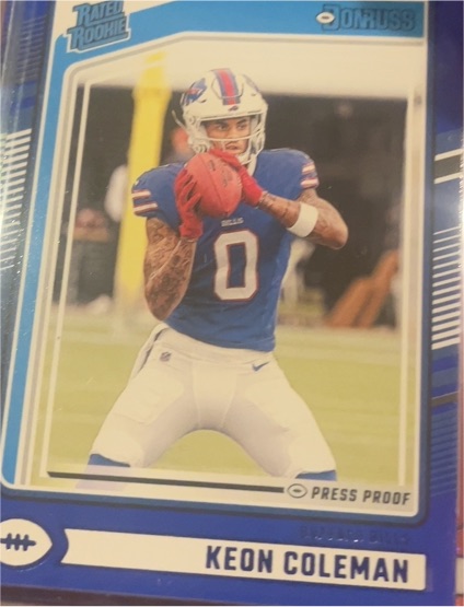 2024 Donruss #358 Keon Coleman — front