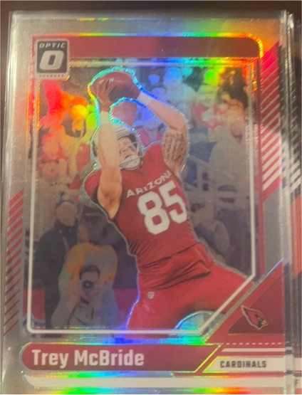 2024 Donruss Optic #5 Trey McBride Arizona Cardinals — front