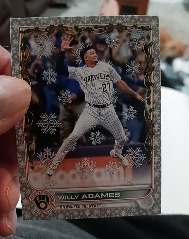2022 Topps Holiday #HW184 Willy Adames — front